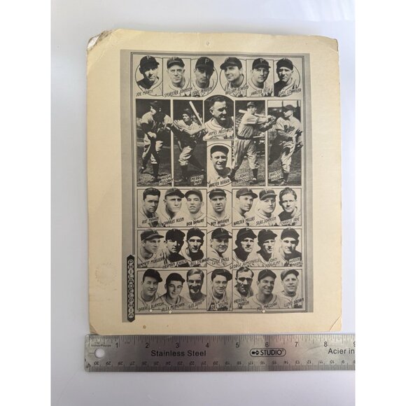 1940 Philadelphia Phillies Chuck Klein Kirby Higbe 8x11 Baseball Team Picture - Picture 3 of 4